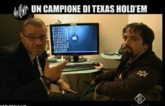 Giulio Golia e Cristiano Guerra durante il servizio de Le Iene