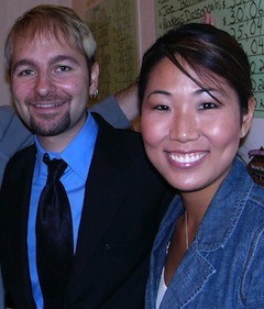 Daniel Negreanu con la ex moglie Lori Weber