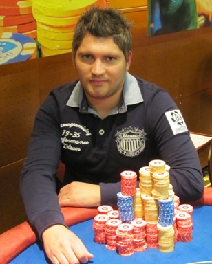Luca Topazio, chipleader del tavolo finale di oggi