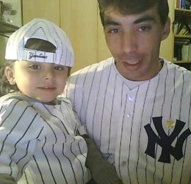 Emanuele con il figlio Lorenzo