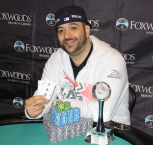 John Agelakis, 'vincitore' del torneo al Foxwoods