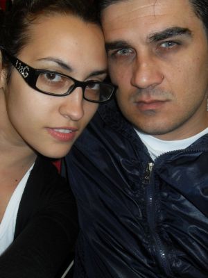 Alessandra con il fidanzato Antonio 'Assonapoli' Failla