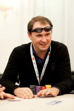 Sergei Baranov, chipleader del day 1a