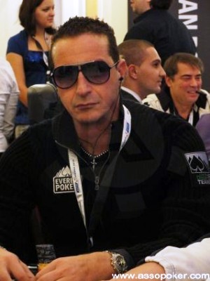Francesco De Vivo durante l'EPT Vienna, che lo ha purtroppo visto uscire al day 2