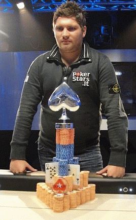 Luca Topazio, vincitore della quarta tappa IPT, a Nova gorica