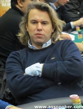 Stefano Facciolongo, chipleader del day 1A
