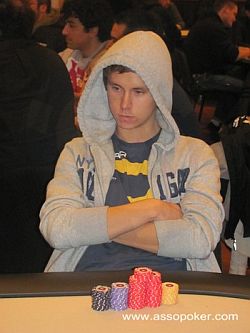 Joakim Jagerving, chipleader del day 1a