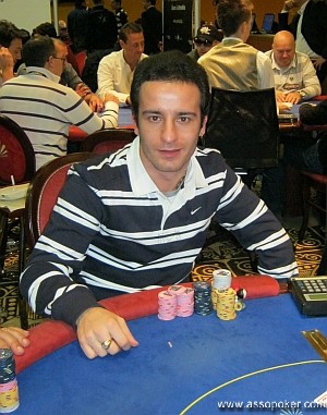 Roberto Masullo, chipleader del day 1b