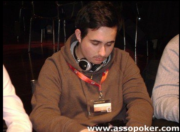 Gianmarco durante l'ultima Notte degli Assi