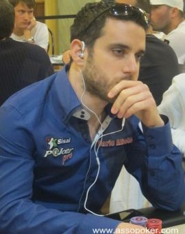 Dario in azione all'ultimo EPT di Sanremo