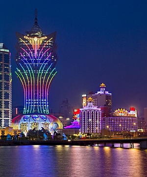 Un'immagine di Macau e dei suoi casinò