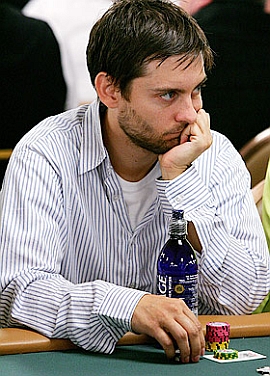 Tobey Maguire, qui alle WSOP di Las Vegas