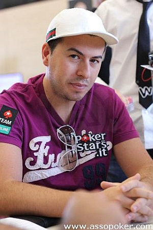 Alfio Battisti, qui in una delle ultime uscite da Team Pro PokerStars