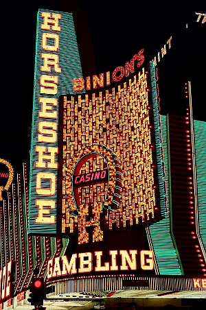 Il Binion's Horseshoe Casinò, prima storica sede delle WSOP