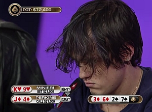 Dario Minieri in action