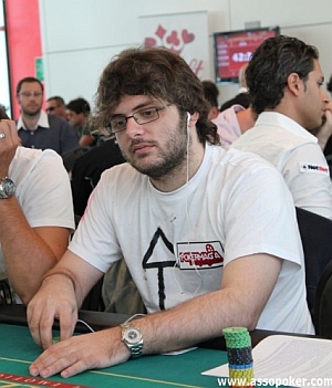 Giacomo durante l'Assopoker Live