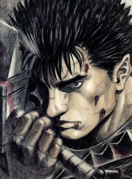 Gatsu, guerriero protagonista del manga 'Berserk'