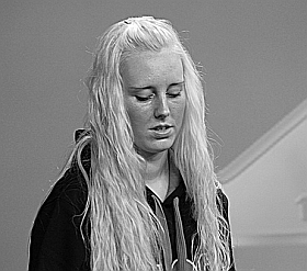 Tutta l'emozione di Cecilia Pescaglini (foto PartyPoker)