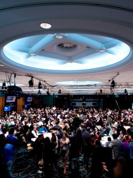 La poker room del 'Vic' durante l'EPT