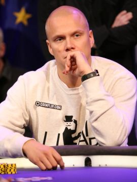 Ilari Sahamies in azione alle WSOPE