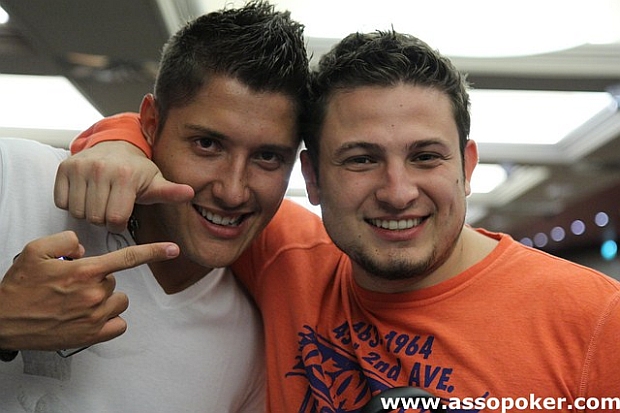 Daniele Amatruda (a destra) con Marco Bognanni, amico e ancora una volta compagno di team