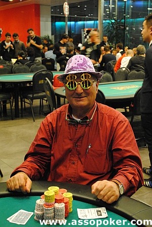 Francesco Narciso, chipleader della Tilt Poker Cup