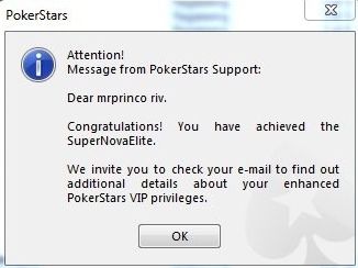 Il messaggio tanto atteso arrivato sul client di mrprinco riv