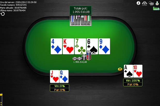 La mano decisiva con cui periclee ha battuto maxer888 nel Gran Domenica