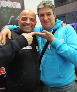 RobyS in compagnia di Spinozzi prima dell'heads-up