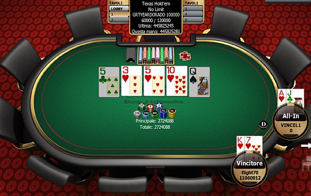 La mano conclusiva del GRT Year Dorado tra VINCEL1 e il vincitore flight70
