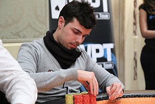 Andrea Carini, anche lui in lotta per il final table a 6