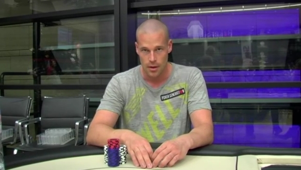 Patrik Antonius durante il nostro trailer di 'Poker Generation'