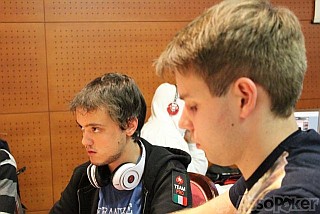Oleksii con Dario Minieri sullo sfondo: stavolta ha prevalso l'ucraino