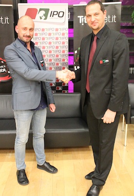 Raphael Naccache in compagnia di Andrea 'Bet'