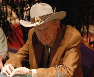 Amarillo Slim in una delle sue foto più recenti