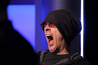 Phil Laak: brillante il primo giorno...non altrettanto ieri