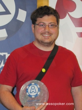 Francesco Magri, qui all'Assopoker Live