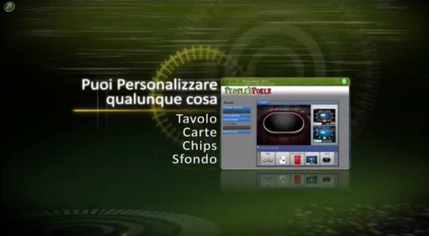 Un momento del video di presentazione del nuovo client di People's Poker