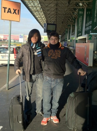 Yuang con il collega e grande amico Giacomo 'ita.dred' Loccarini