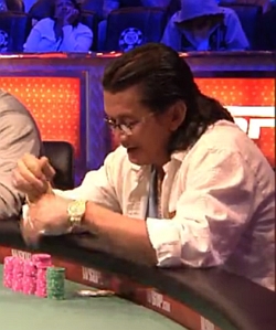 Scotty Nguyen durante il final table