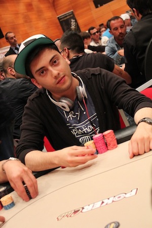 Ferdinando Ullo, chipleader dopo il Day 1