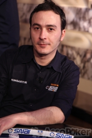 Arturo Pierantoni, al secondo posto nell' High Roller
