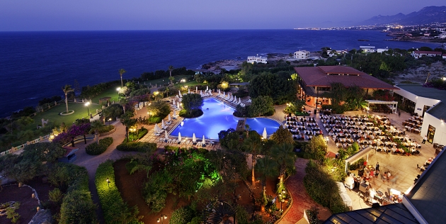 Una straordinaria veduta del Merit International Hotel & Casinò