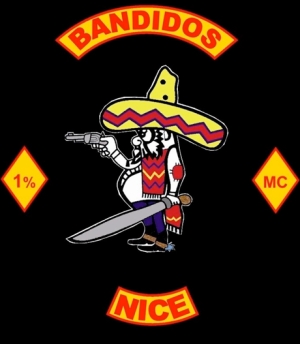 Il logo dei 'Bandidos', motociclisti presenti ovunque