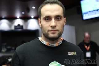 Fabrizio Ortolomo, chipleader al tavolo finale