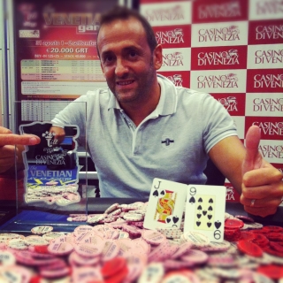 Edy Sebastianutti alla premiazione