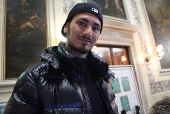 Filippo Voconi, a premio nonostante una nottataccia e la febbre