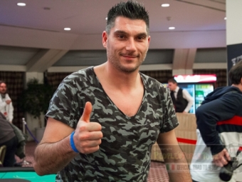 Daniel Germani, davanti a tutti nel day 1B