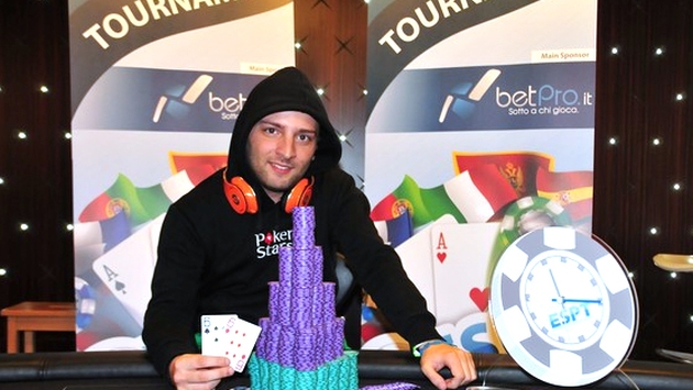 Danilo Scornavacca, sorridente dopo il trionfo