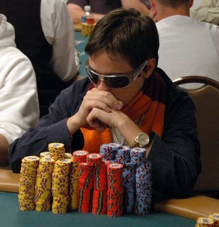 Dario Minieri al WSOP Main Event 2007. Tutti vorrebbero rivederlo così